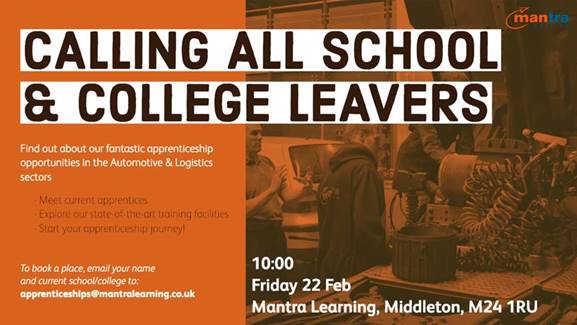 <a href="/Oldham_Hour/">Oldham Hour</a> We've also got a school and college leaver open day this Friday...

If you know someone 16-18 interested in an apprenticeship, tell them to come along! 

#oldhamhour