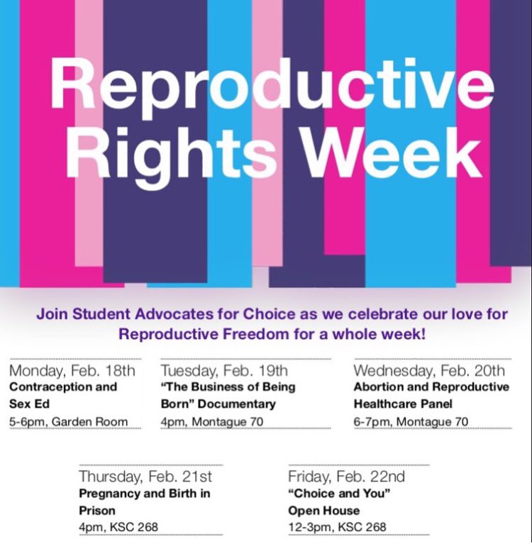 Happy Reproductive Rights Week! #ReproRightsUMD 
✊🏿✊🏾✊🏽✊🏼✊🏻✊