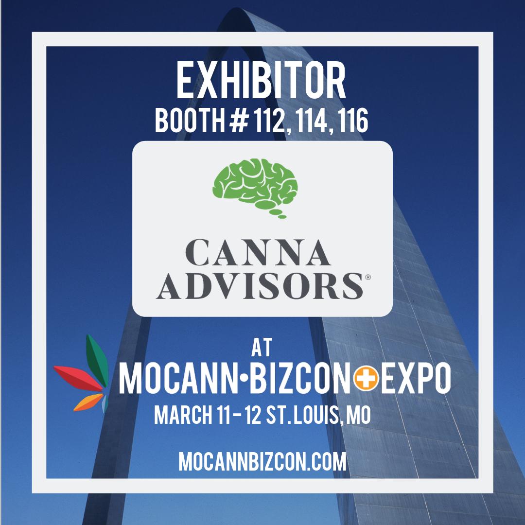 We'd like to welcome @cannaadvisors as an official Exhibitor and Sponsor at MoCannBizCon+Expo! 
Join us in St. Louis, this March, for Missouri's largest #mmj trade show!
Buy your tickets today!
ow.ly/GLSx30nK2j8 

#missouri #thinkcanna #industry