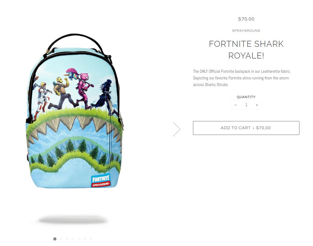 Shiina En Twitter Apparently The Fortnite X Sprayground Collection Just Leaked The Name Of A New Poi Called Sharky Shrubs The Only Official Fortnite Backpack In Our Leatherette Fabric Depicting Our Favorite Shark Backpack Fortnite Shark Backpack Fortnite Shiina En Twitter Apparently The Fortnite X Sprayground Collection Just Leaked The Name Of A New Poi Called Sharky Shrubs The Only Official Fortnite Backpack In Our Leatherette Fabric Depicting Our Favorite