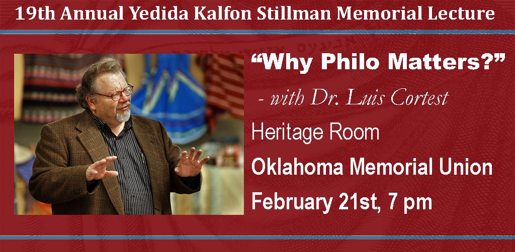 OU_MLLL's tweet image. Dr. Cortest is presenting on "Why Philo Matters" this Friday at 7pm in the Union's Heritage Room. Please join us for this interesting lecture!