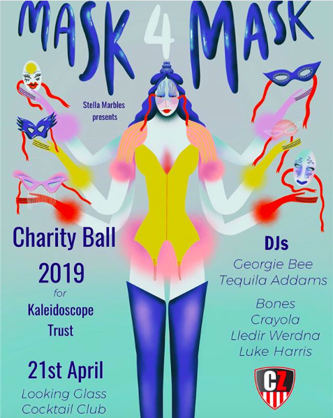The Wonderfull <a href="/stellamarbles/">Stella Marbles</a> is hosting a 'MASK 4 MASK Charity Ball' for her birthday. All the proceeds from the event are going to <a href="/Kaleidoscope_T/">Kaleidoscope Trust</a>!

Get your masks and finest attire ready for a queer ball like London’s never seen before! 💎
Tickets: outsavvy.com/event/2441/mas…