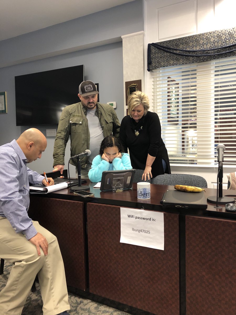 Special thanks to my staff and to School Board Member Regina Rybolt for coming in on their day off to help support Lawrenceburg Community School Corporation e-learning day. Have to love people who are committed to the community. I know I do! 

OSC