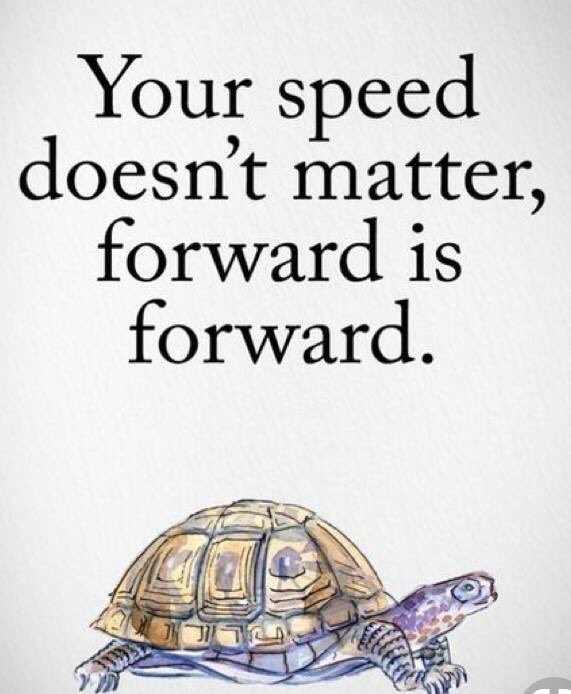 Our Quote of the Week today. Our pupils may take wee, slow steps in their learning, but their achievement is huge! #forwardisforward