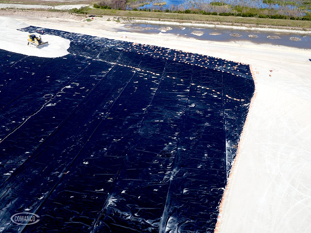COMANCO's tweet photo. @COMANCO's Drone Captures Incredible Progress at North Florida Gypsum Stack
SAFETY ★ QUALITY ★ SERVICE
#GypsumStack #Liner #SERVICE #Construction #Drone #Dronepictures #HDPE #40Mil #Geomembrane #Sand #Focus #COMANCOisQUALITY #TraderConstuction #Install
https://t.co/ylbva7cG3b https://t.co/FMVCQJneX5