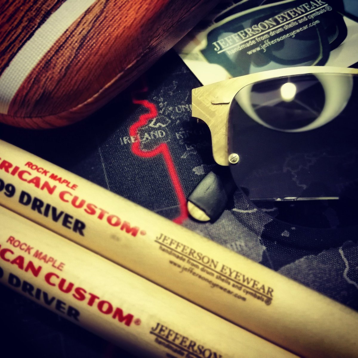 JeffersonEyew's tweet photo. Package ready for shipping to Ireland!! Making someone very happy with these shades made from @meinlcymbalsgermany
#cymbalshades
#jeffersoneyewear #jeffersoneyewearfamily #eyewearfashion #drummeraccessories #handmade #from #cymbals #fashion #madeinlimburg #inthedutchmountains https://t.co/aPPhSiohNA