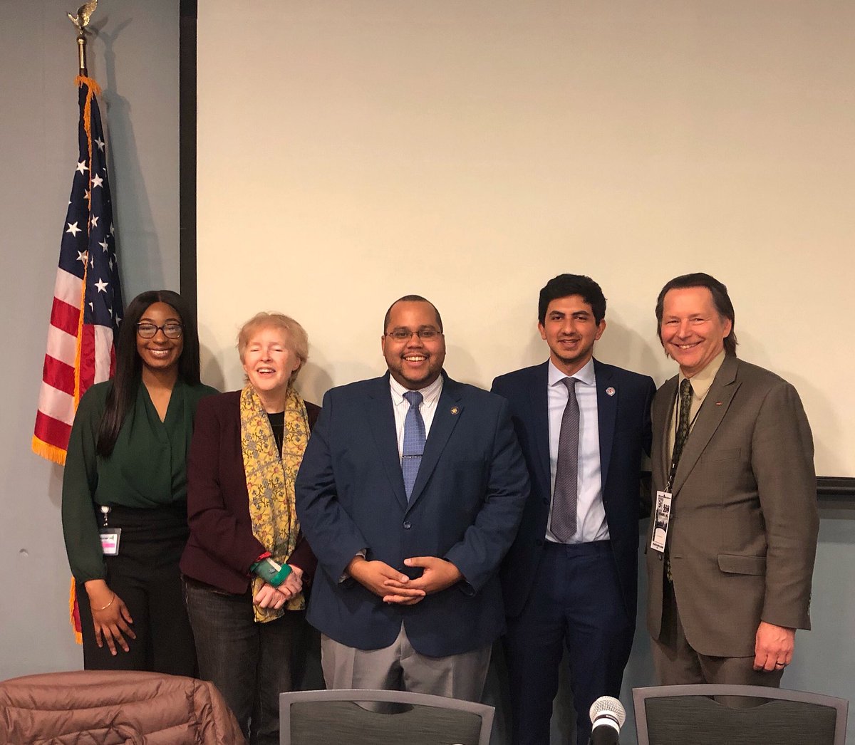 Our Director of DEI, Lizzy Tijani, joined <a href="/uupinfo/">UUP</a> Pres @frederickkowal, <a href="/USSCUNY/">USS CUNY</a> Pres @hariskhan97 and <a href="/PSC_CUNY/">PSC/CUNY</a> Pres Barbara Bowen at <a href="/NysabprlInc2019/">NYSABPRL Inc.</a>’s 48th Annual Legislative Conference to speak on the importance of state investment in higher ed for our students of color!