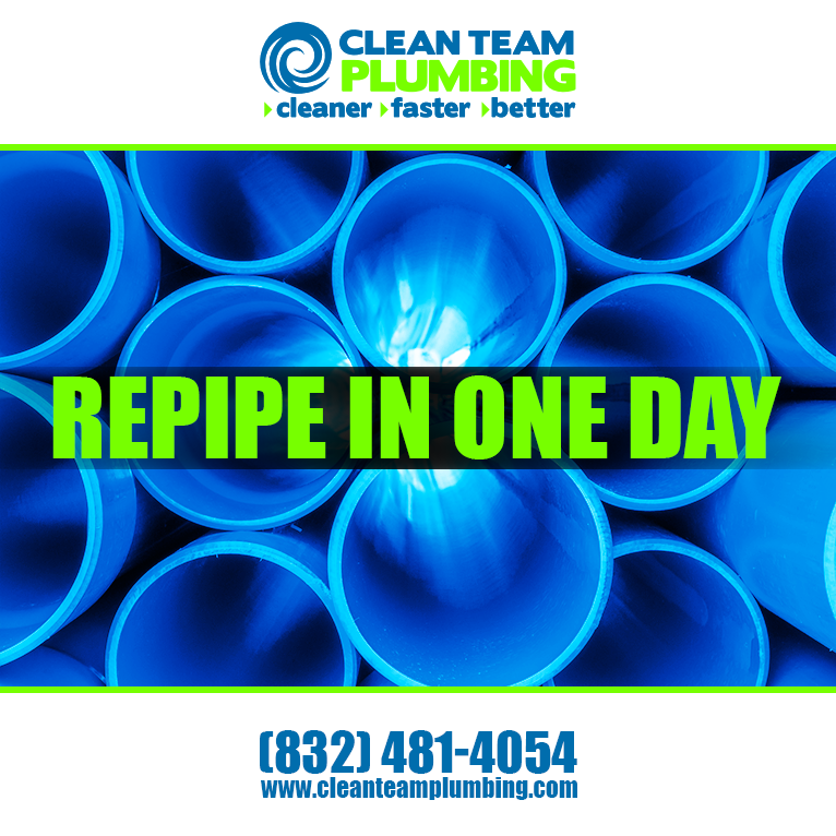 CleanTeamRepipe's tweet image. Whether you need a broken pipe replaced or a whole-house repipe, the experts at Clean Team Repipe can get the job done fast! Call us today at (832) 481-4054 for a free consultation. #houston #plumbing #repipe

cleanteamplumbing.com/houston-repipi…