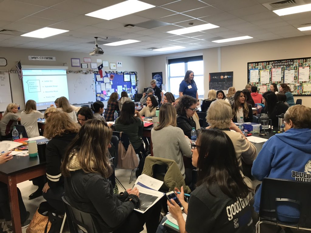 BBssoto1's tweet photo. Kathleen and Courtney presenting to a packed room of educators on Tier 1 reading interventions. Awesome work! #RRLCMiniCon @BluebonnetRRISD #readingstrategies https://t.co/f29fiM4dcH
