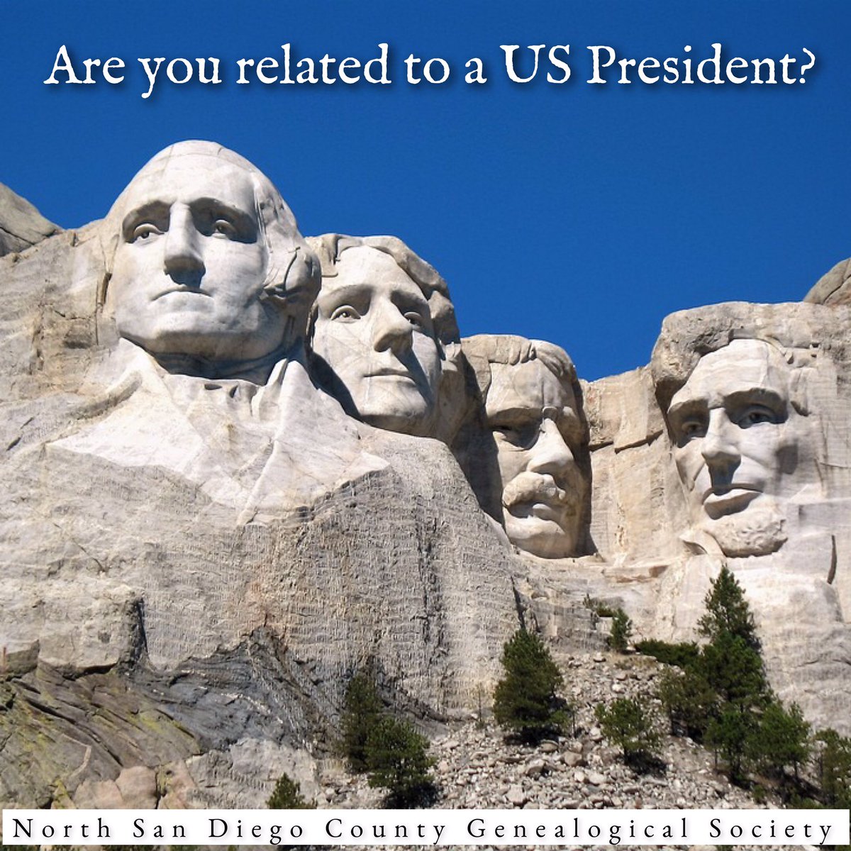 nsdcgs's tweet photo. It’s #PresidentsDay! Do you have a president in your family tree?
#genealogy #NSDCGS #findingconnections https://t.co/vMht2QHmbo