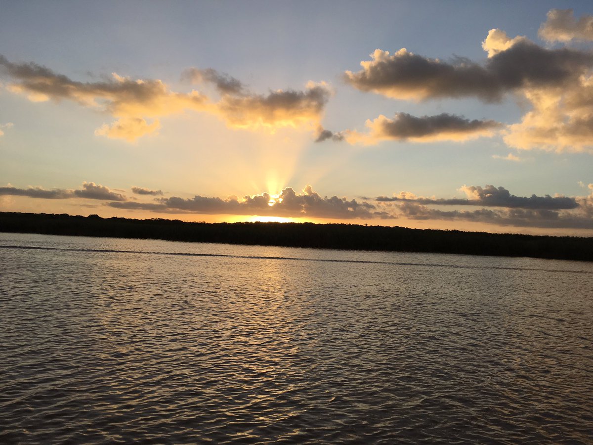 HallamPJ's tweet photo. Sunset on St Lucia estuary https://t.co/ImXIMprwoa