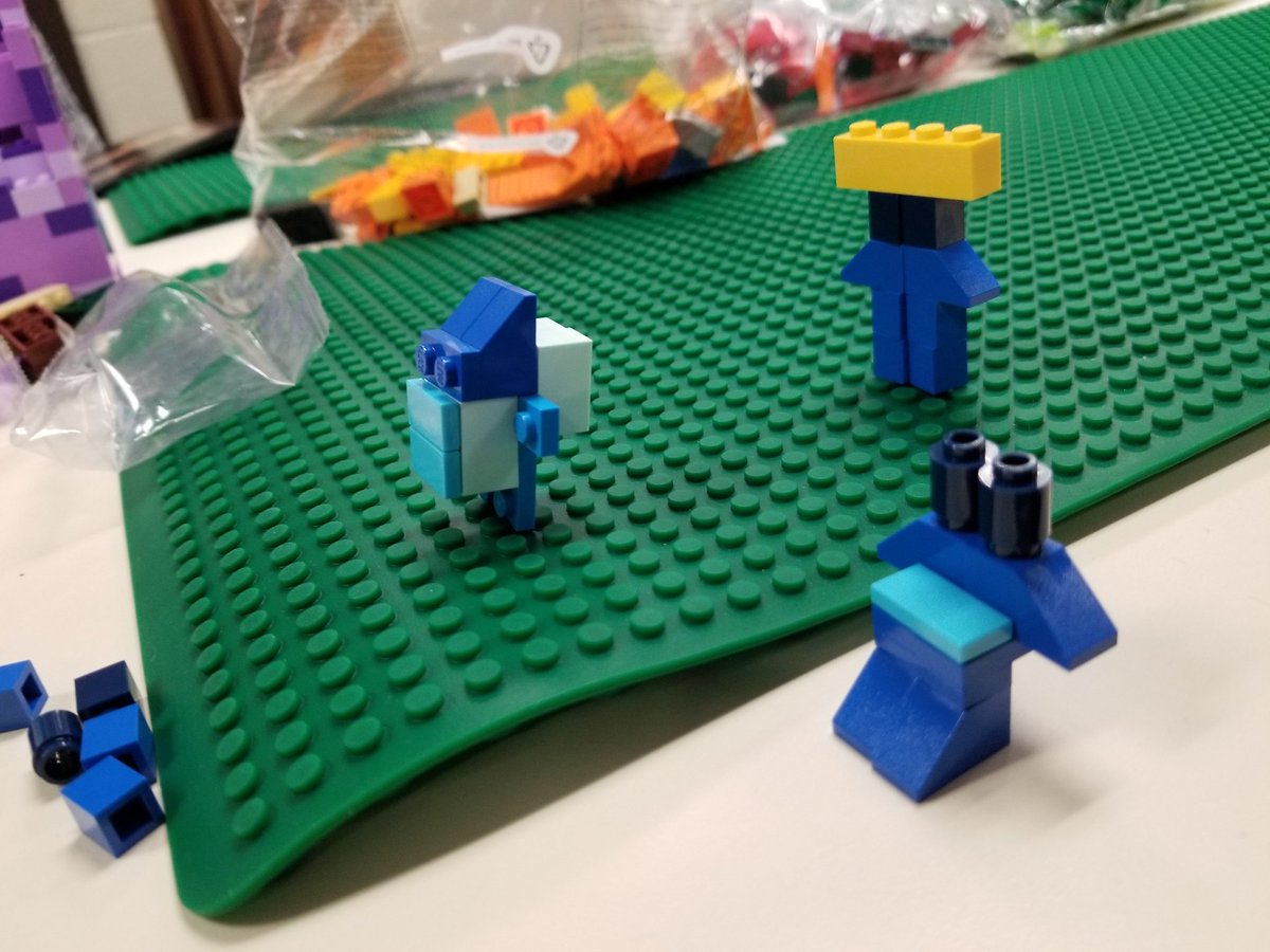 aboyd_steam's tweet image. It was &quot;Legos and Lunch&quot; today in the @JohnRolfeMS library for Makerfest Monday. Students chose to work with legos, color bookmarks &amp;amp; pages, play board games &amp;amp; build with Keva planks. It was such a success that this event will happen every two weeks. #makerspace #lego #kevaplanks