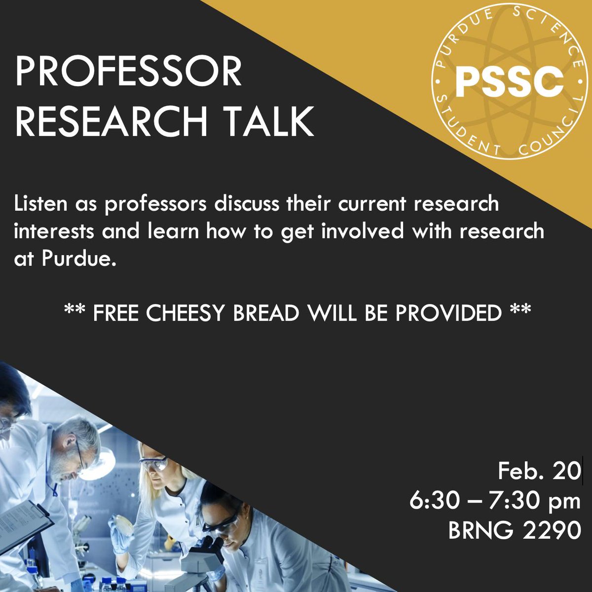 Purdue Science Student Council tweet media