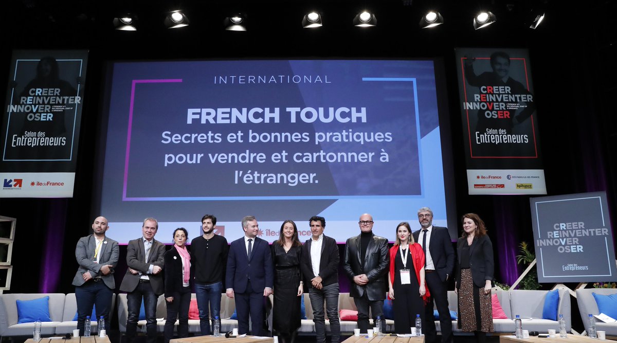 Montez à bord du vol destination 'Cartonner à l'international' ! ✈️ Retour en arrière sur l'une des conférences dédiées à la French Touch au @SDEntrepreneurs de Paris 👉 bit.ly/2Nd8nGB #SDE2019