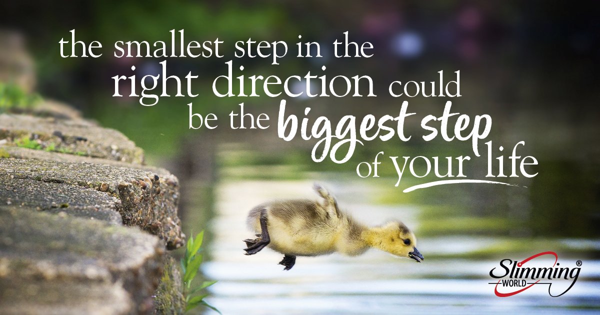 SlimmingWorld's tweet photo. New week, new goals. Small changes to the way you shop, cook and eat can lead to big #weightloss results. #MondayMotivation https://t.co/Zzv1ccmAxn