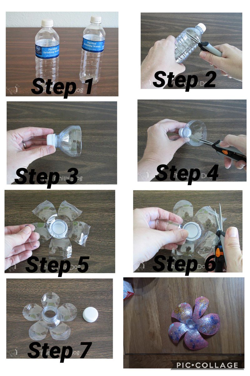 Some useful instructions for making bottle flowers. If any other schools or  groups wanted to join @TheParksAcademy and make flower garlands for our  #WeMadeThisSpring project, please let us know - plenty of, image size:800x1200