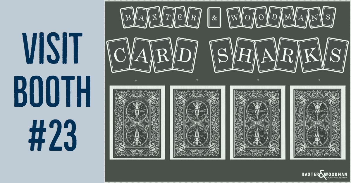 BaxterWoodman's tweet image. Attending the @WisLandInfo Annual Conference February 20-22 ? Get to know our #GIS experts at Booth #23 and test your luck with our &quot;Card Shark&quot; game! #SpatialTechnology #WLIA2019