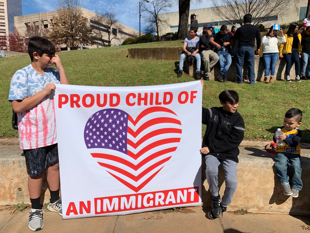FIRM_Action's tweet photo. #NorthCarolina is rising up to stand with immigrant families who have been separated as a result of @ICEgov's recent raids across the state. Our partners at @la_coalicion and allies are holding a Day Without Immigrants march now in Charlotte! Together we will win! #PeoplePower https://t.co/GG4HkRZ7yb