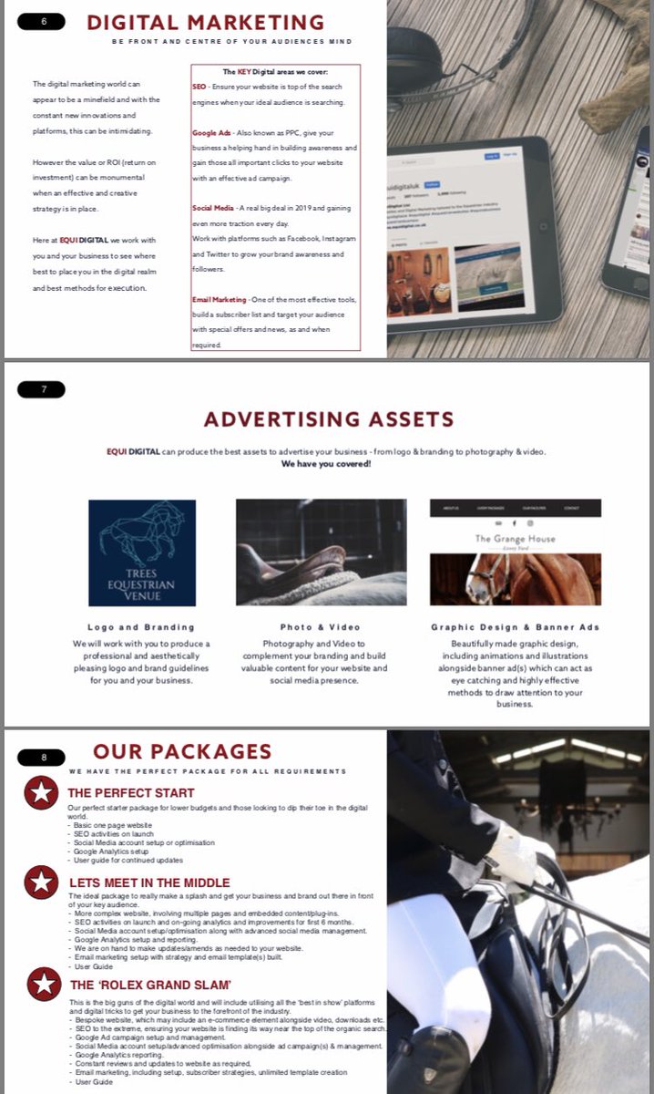 The brand new Equi Digital credentials are now available for download on the website! Link button on the homepage equidigital.co.uk
Download now to see exactly what Equi Digital are offering and how we have the ideal digital solution for your equestrian business 🐴