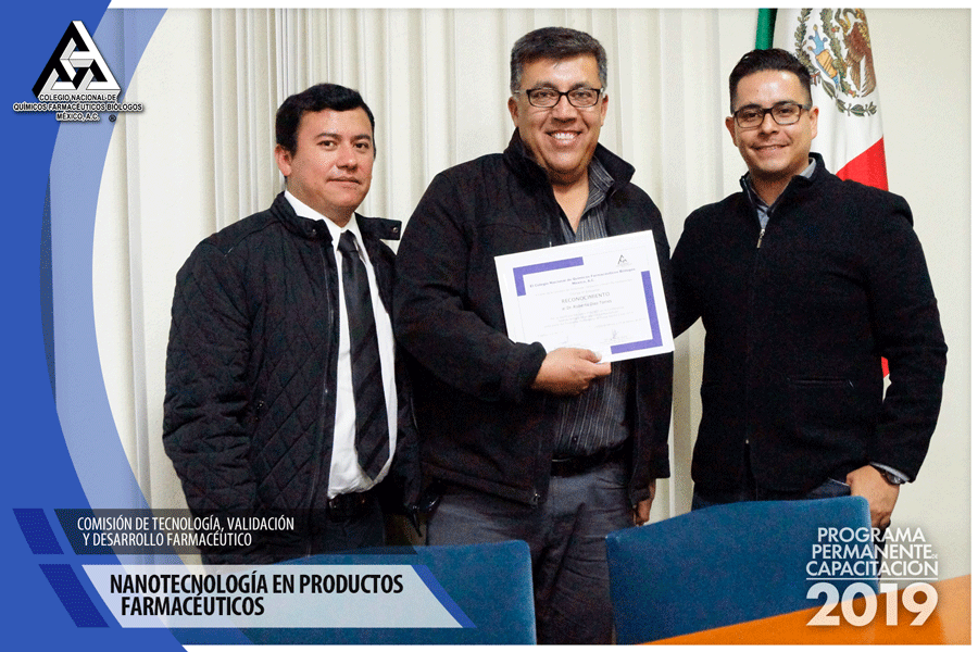 ColegioQFBMex's tweet photo. #TEVADEFA inició su #Programa2019 invitando al Dr. Roberto Díaz Torres, Técnico Académico Titular B Definitivo en la Unidad de Investigación Multidisciplinaria @FESC_UNAM a dar a conocer los avances de la #Nanotecnología en el campo de la Industria Farmacéutica. https://t.co/W03ErpoX88