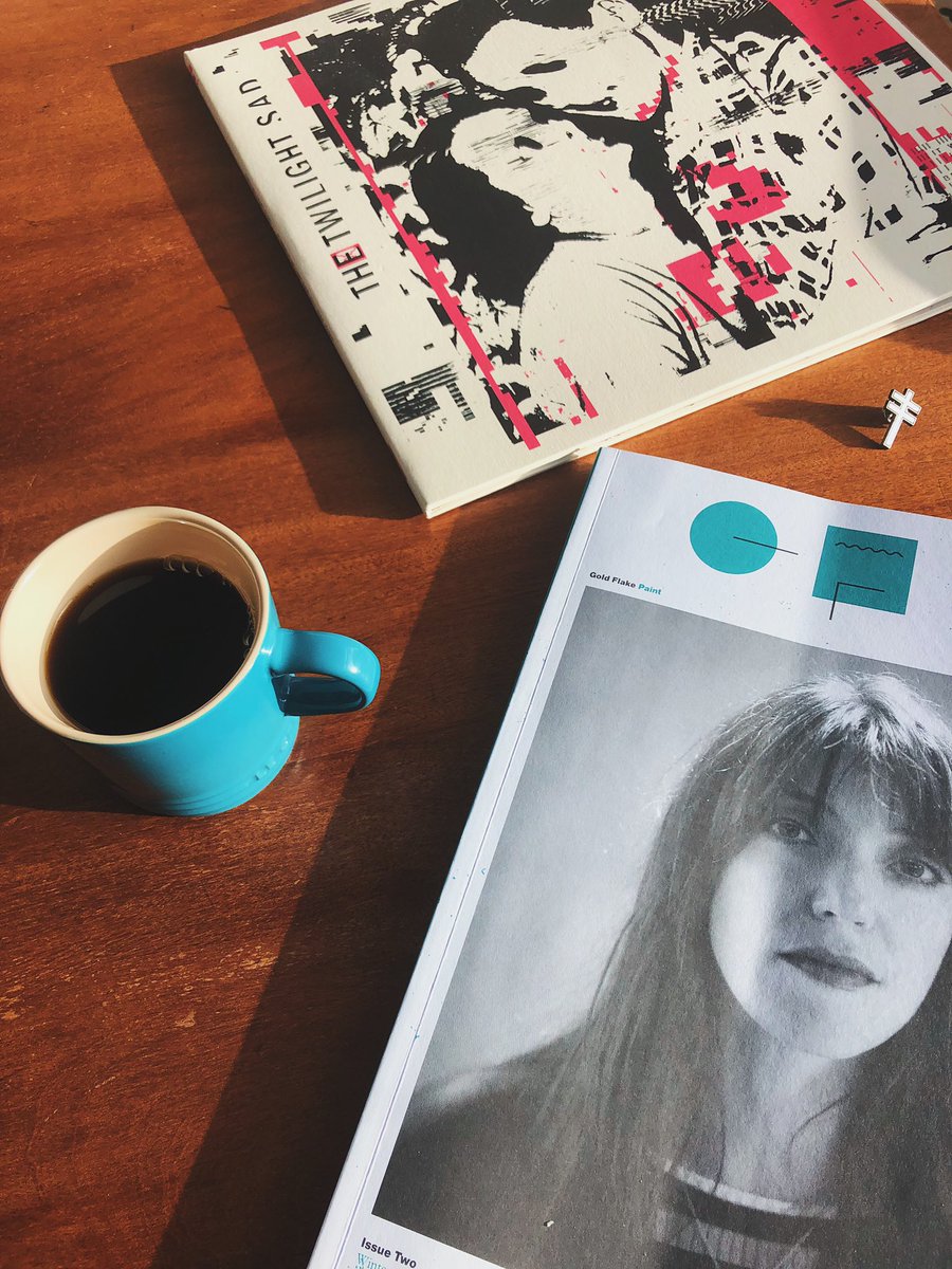 SamAirey's tweet image. Reading about music in print is a rare thing these days, especially in a format as beautifully curated and eloquent as @GoldFlakePaint’s new journal. Get it, hold it, read it. 

(Ta also @thetwilightsad for this stunning LP and @beyourselfpins for the ✝️) 🖤

 #tinychanges