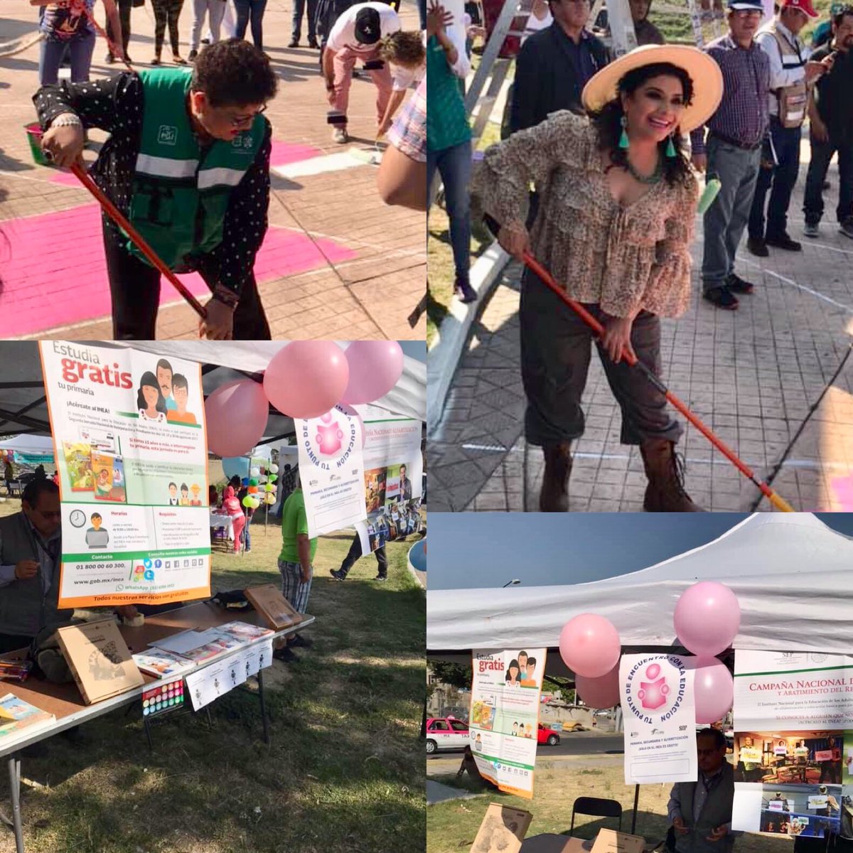 ElsaMariaGuzman's tweet photo. En el marco de las acciones por el #Día del #Amor y la #Amistad, el equipo del @ineacdmex participó en la @Alc_Iztapalapa en la “Feria por las Mujeres Libres y Sin Violencia” @INEAIztPte brindó un taller de empoderamiento de la mujer apoyada con los Módulos del #MEVYT https://t.co/9IZ6hUl2S6