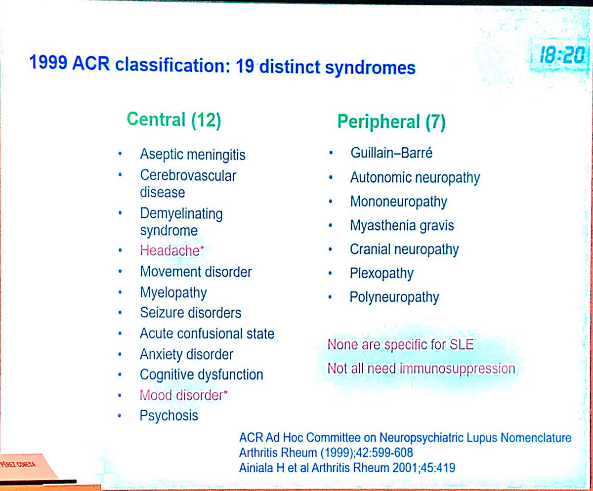 joraltron's tweet photo. #21TenTopicsBCN #SEMITuit @GEAS_SEMI
MASTERCLASS. Cerebral Lupus Mimics
Prof. David D’Cruz
Louise Coote Lupus Unit
Guy’s Hospital, London, UK
(1/5) https://t.co/NKU7H5DO4T
