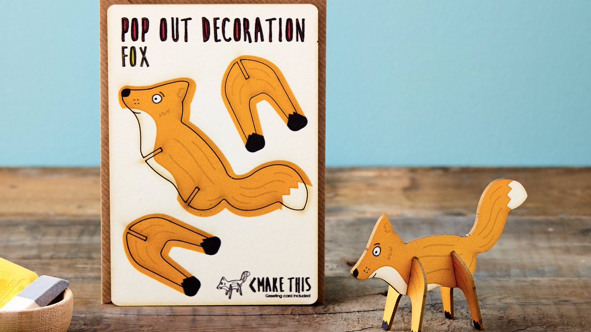 PopOutCardCo's tweet photo. TIP | All of our pop out greeting cards are left blank for your own message. This means that you can use them, not just for birthdays but, for any special occasion. Or you could simply let someone know that you are thinking of them 🦊 #writemoretextless
#fox #snailmail https://t.co/XnJixnsv9Q