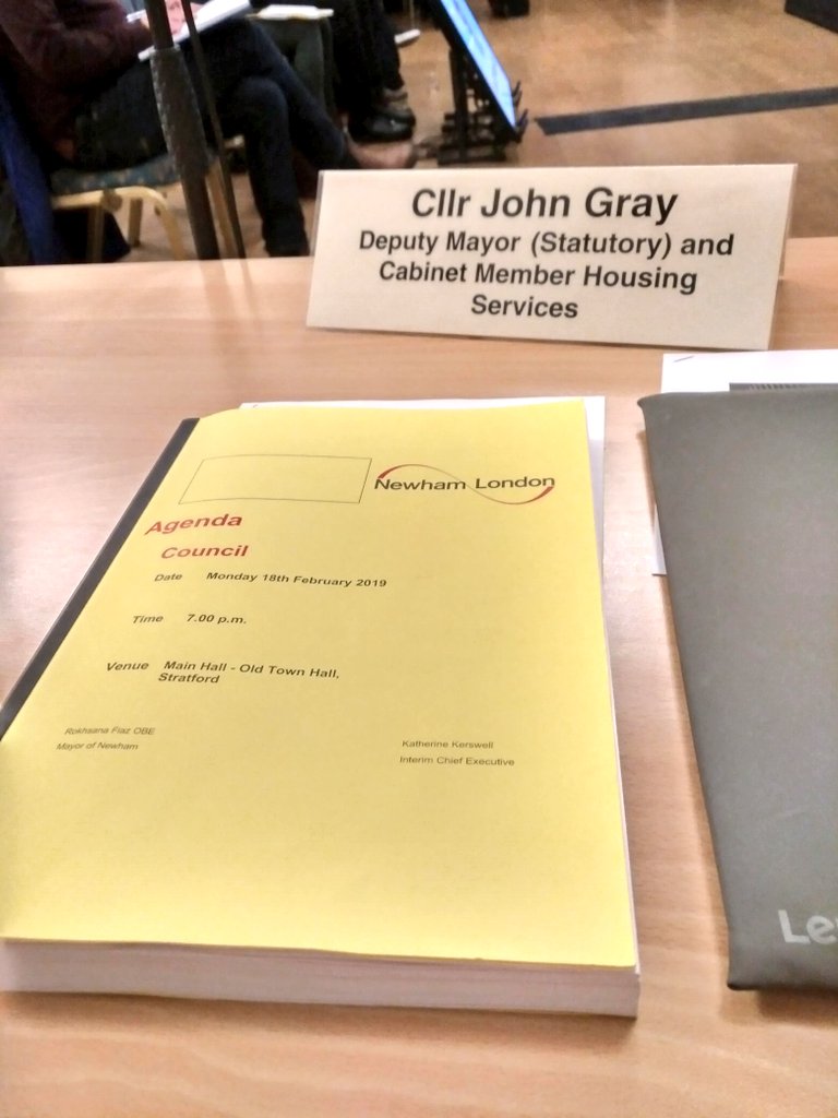 grayee's tweet photo. At @NewhamLondon Full Council meeting to set budget. Marc Francis from @Z2K_trust is giving the Newham partner update https://t.co/hve0I8Ua0R