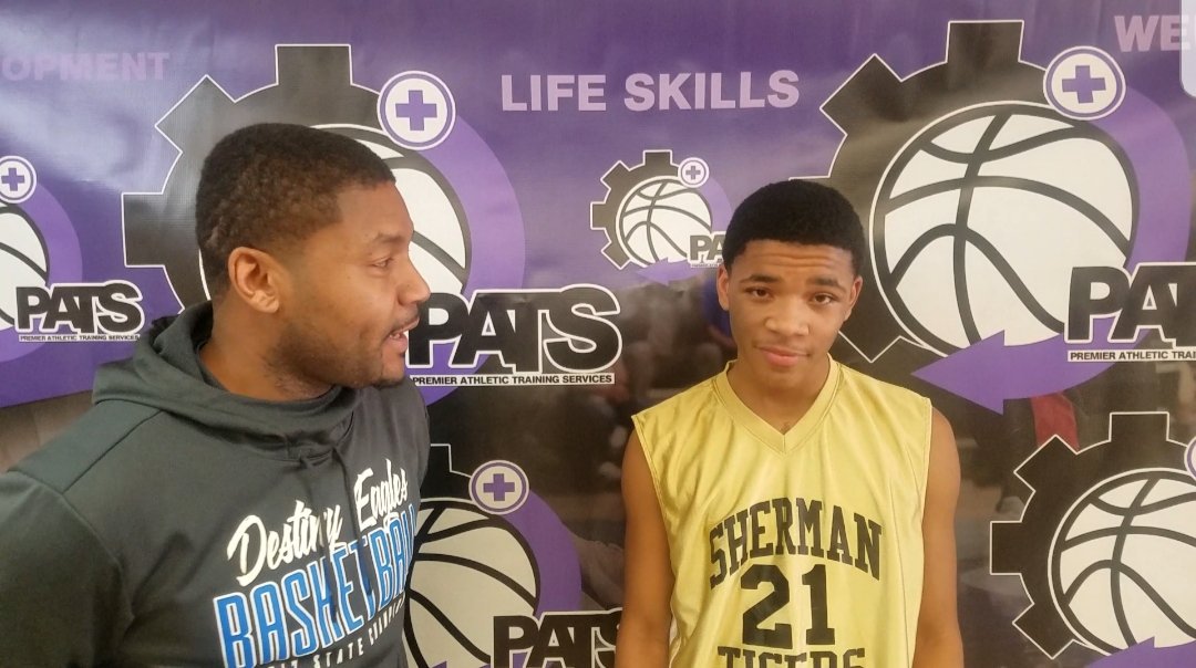 JCREW2018's tweet image. Greg Griffin from Sherman was the player the game in Game 2 today with a solid All around performance.
#PATS2019