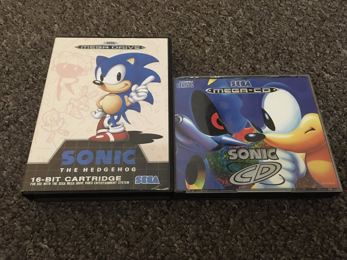 The PAL versions of Sonic The Hedgehog may lack speed, but they do come with awesome box art and original soundtracks. #MegaDriveMonday #MegaCDMonday