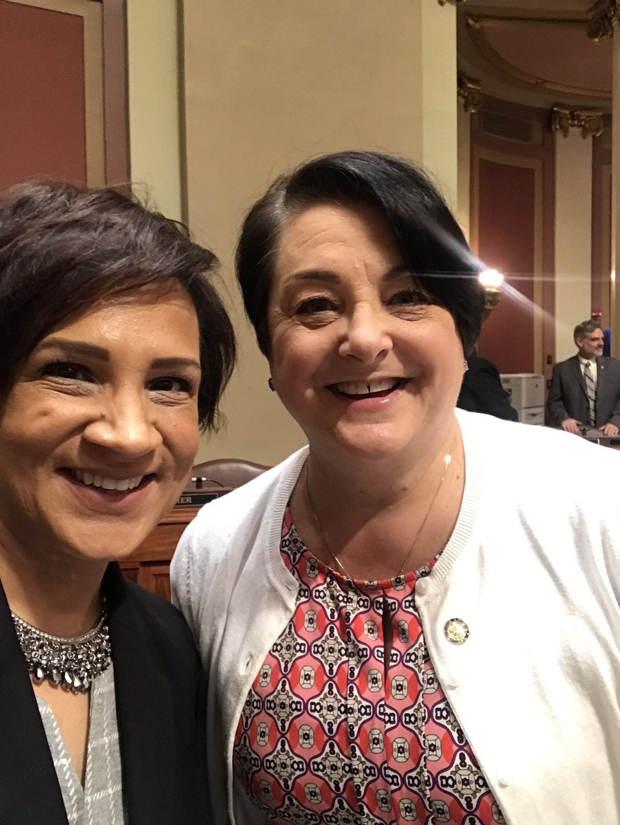LisaDemuthMN's tweet photo. Monday in the House with @RepTheis #mngop #mnleg #lisaforhouse https://t.co/9DzMOvK7yu
