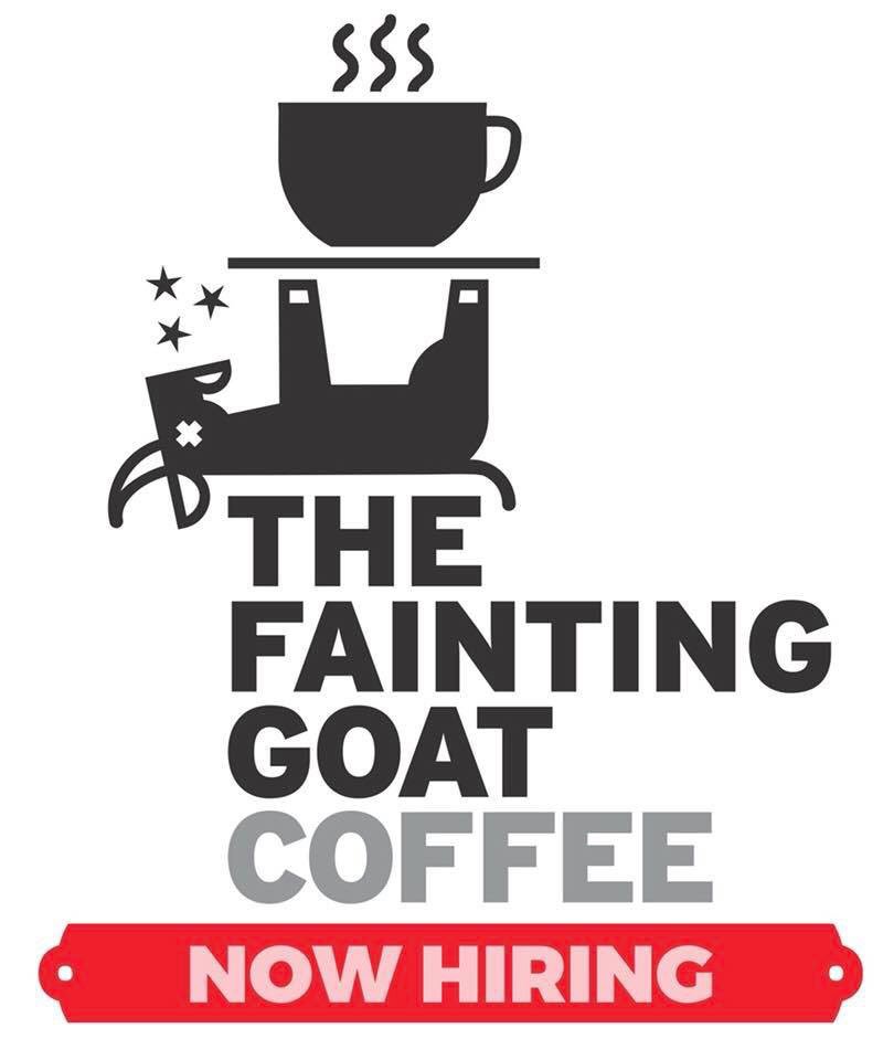 FaintingGoatTN's tweet photo. NOW HIRING! Looking for a community oriented, coffee-loving person. This is a part time job, evenings &amp; weekends a must including Sundays. 20-30 hours/week. 

Download the application here:  https://t.co/nhg9k1dQsr

Or email us &amp; we’ll send you the app. 
tfgspringhill@gmail.com https://t.co/DcwHfr7Lb6