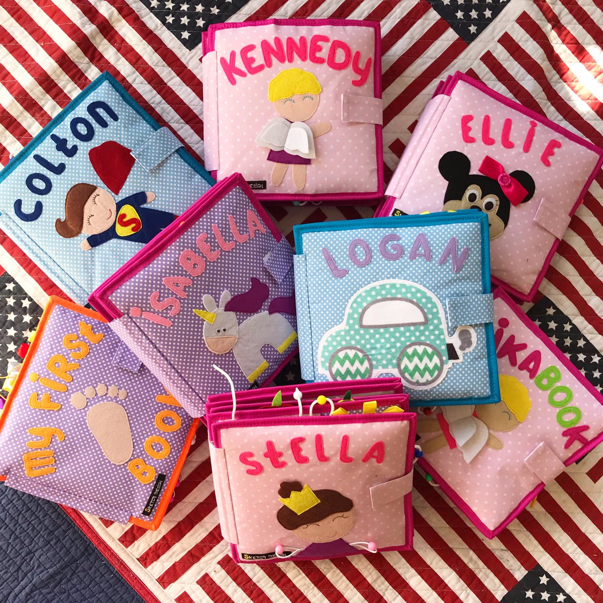 sketchdesign_us's tweet photo. Personalized custom Quiet book is always a great #giftidea for #toddler or #baby
https://t.co/xm9kIRXGpj
#babydevelopment #babylearn #firstbook https://t.co/jpsBOnYjkr