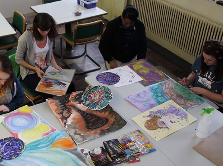 ncartmuseum's tweet photo. Join us Sunday, March 10 for Art Therapy &amp; Self-Care Workshop—You Are Worthy! Join Elena Johnson &amp; Bennett Kirkpatrick, licensed counselors and expressive arts therapists, to explore and claim space in the context of self-care and safety. https://t.co/NFSSHcRhwv #NCMAtakeupspace https://t.co/7rwUq0MqI8