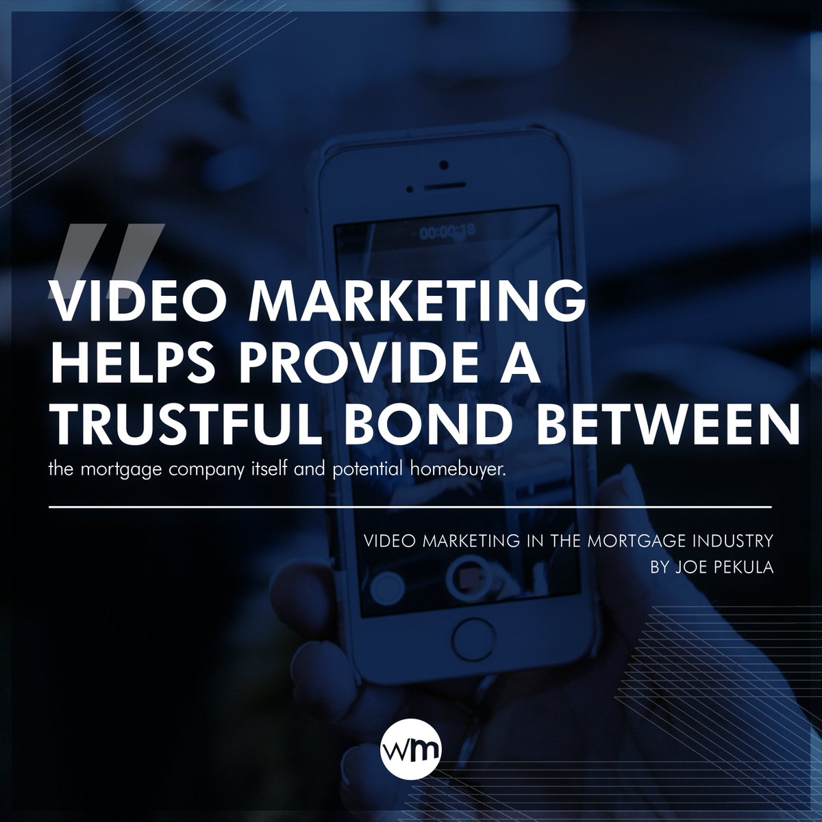 WebMaxco's tweet image. &quot;Video marketing helps provide a trustful bond between the mortgage company itself and potential homebuyer.&quot;

As quoted by @joepekula, Marketing Manager, in his latest #WebMaxBlog post, &quot;Video #Marketing in the Mortgage Industry&quot;.  Read the full post here: bit.ly/2V2FEqJ