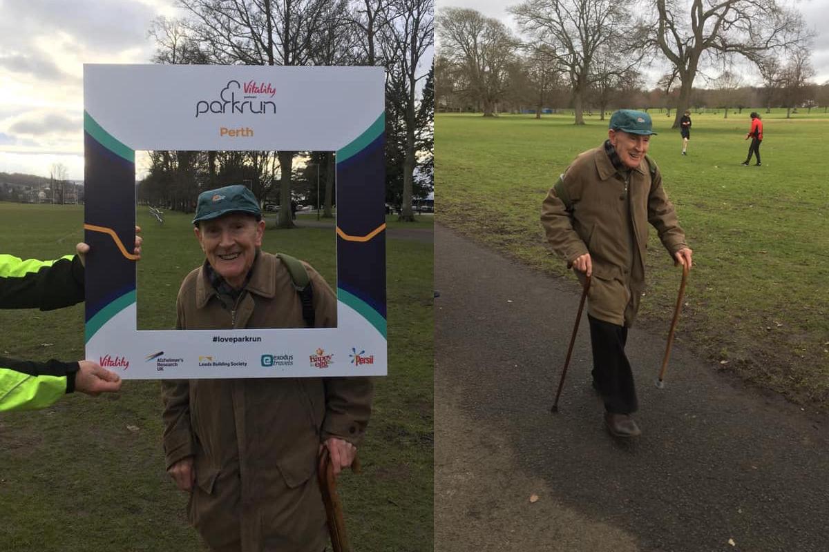 This amazing young man is Graham Little. He is from Glasgow, and went along to Perth parkrun on Saturday to cheer on his family.

But, he then decided to participate instead... 

Graham is a sprightly 92 years young!

🌳 #loveparkrun