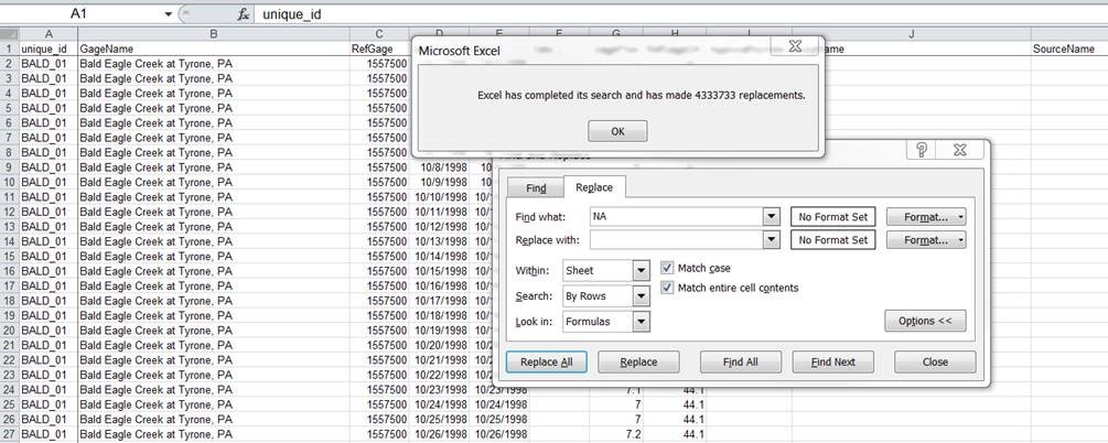 fwEco's tweet image. FYI removing 4.3 million NA values in excel takes &amp;gt;1 hour. #DataFail #BigDataMonday