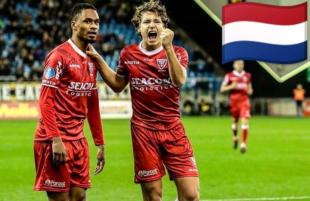 🇳🇱 | Selectiespeler en jeugdproduct Evert Linthorst (18) is geselecteerd door bondscoach Maarten Stekelenburg voor het Nederlands elftal O19! De middenvelder gaat zich melden op de KNVB Campus in Zeist voor een 2-daagse trainingsstage op 25 en 26 februari. Veel succes Evert! 💛🖤