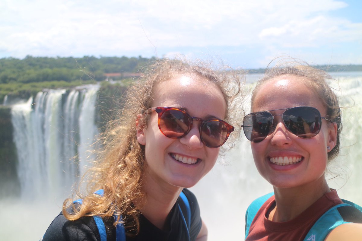SianPickard's tweet photo. Ducked over to Argentina today for more views of Iguaçu Falls from the state of Misiones! Never want to leave #UONLawBrazil @uonlawschool https://t.co/HL3J3BytYG