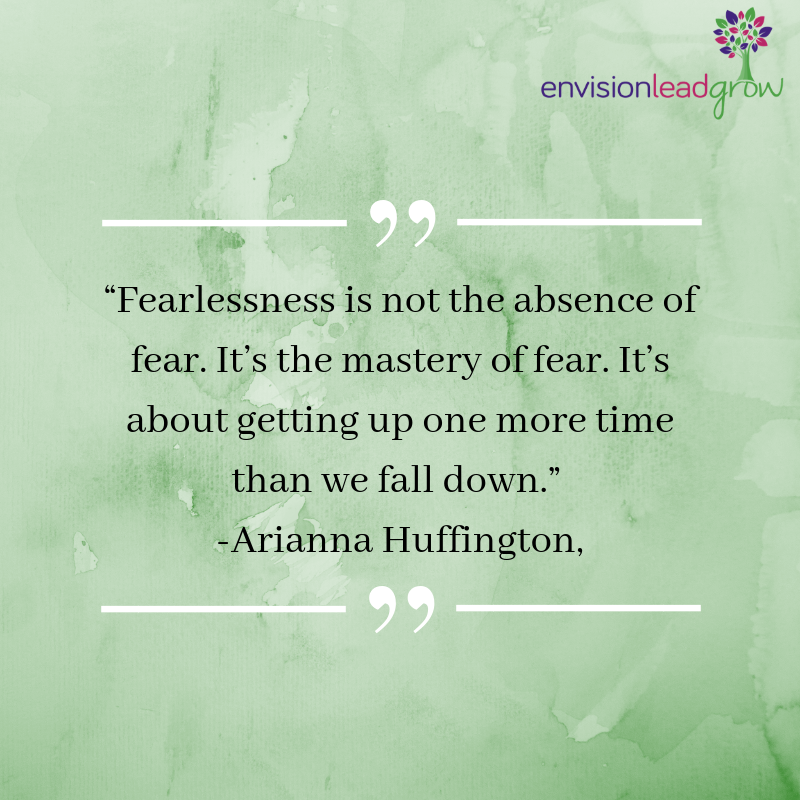 EnvisionLeadGro's tweet photo. #MotivationalMonday It's not about being fearless! https://t.co/BADOStNHuK