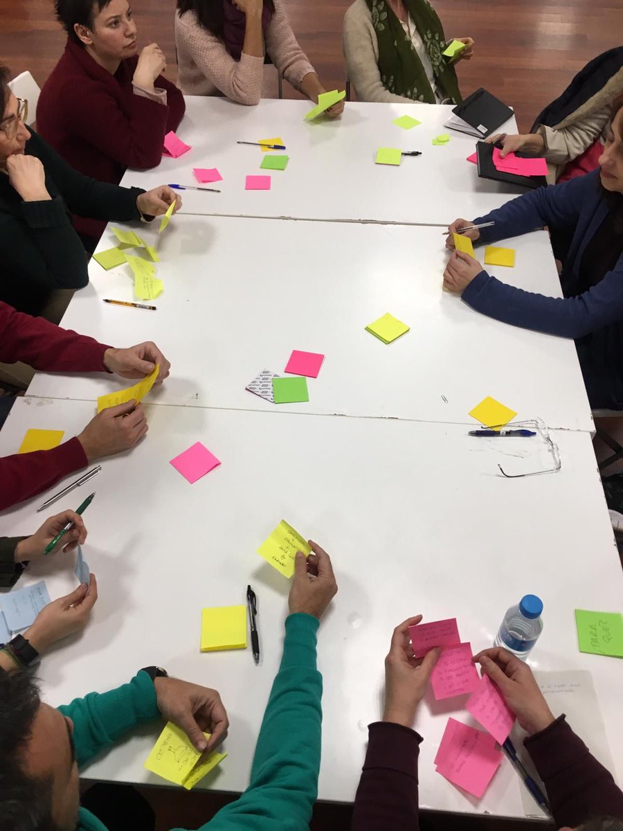 amoyacoach's tweet photo. Aprender creando, aprender dejando por escrito lo que será un proceso de trabajo que permitirá sacar lo mejor de los equipos, ese ha sido mi fin de semana junto a los participantes del #ProgramaDeCoaching que hemos celebrado en @civsem https://t.co/B8IIbeWm0H