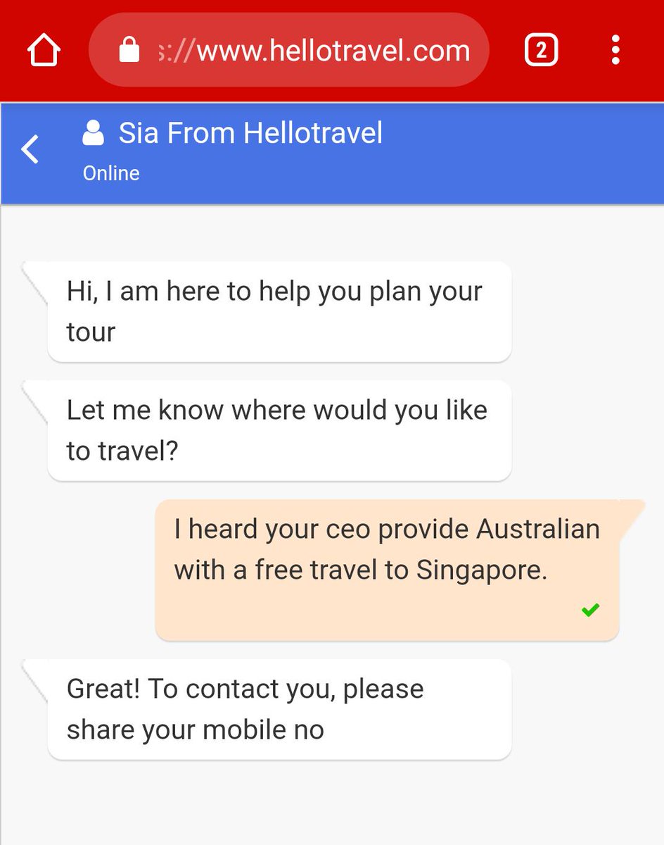 TweetingGolfer's tweet photo. @AustralianLabor @TaodeHaas Free flight to Singapore now applies to all Australian. I've checked with #hellotravel
#FreeFlights https://t.co/8WASkjTR2a