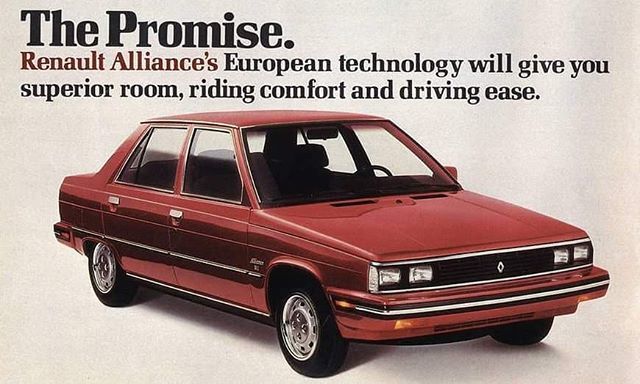 EscalaClasica's tweet photo. Por un acuerdo entre #Renault y #AmericanMotors, el #Renault9 se vendió en el mercado estadounidense como #RenaultAlliance desde 1983. También se ofreció con carrocerías de dos puertas y cabriolet.
#scalaClasica #RenaultArg #RenaultArgentina https://t.co/YP0doeUuuA https://t.co/gaRMU7BmxG