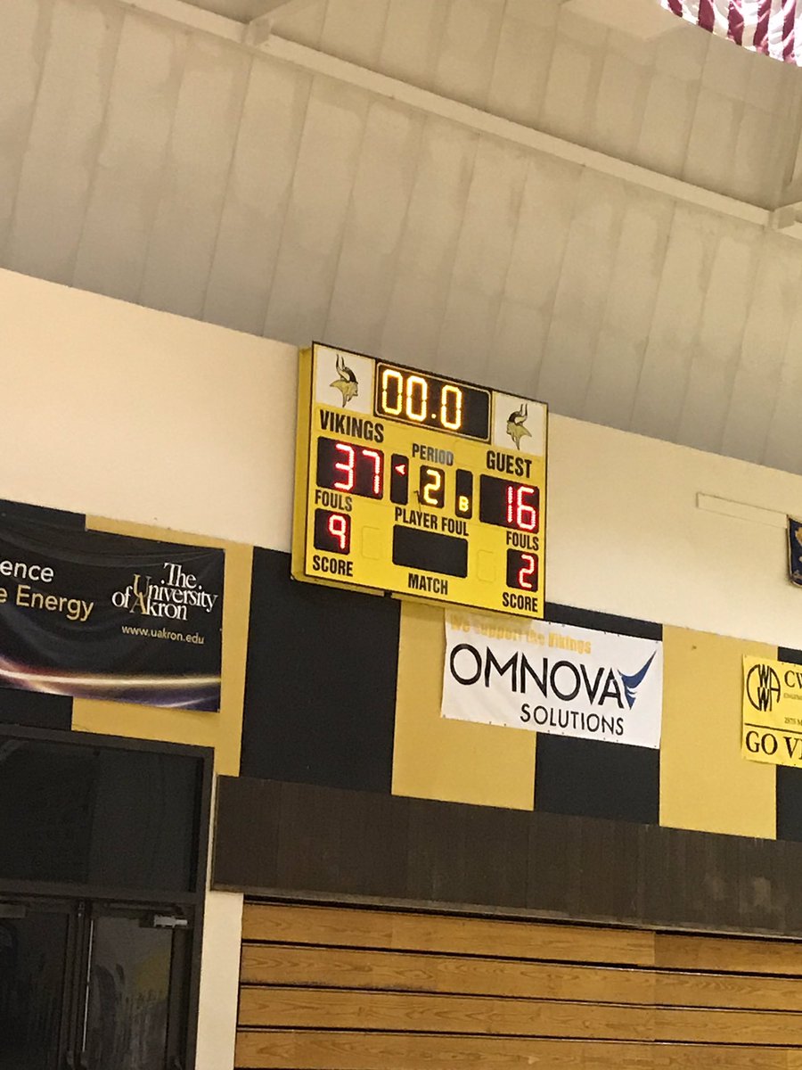 high_vikings's tweet photo. At the half Varsity Vikings on top 37-16! https://t.co/8uSb8Tfxd3