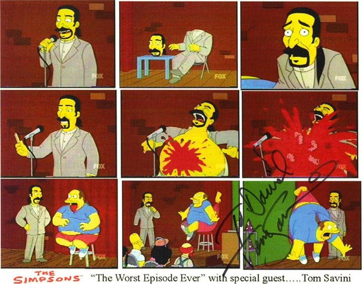 Dave_Andreas's tweet photo. I have a bunch of Tom Savini @THETomSavini autographs acquired over the years. These are just four of them.
#TomSavini #Fangoria #TheSimpsons #DemonLust https://t.co/NTvfKS6pr6