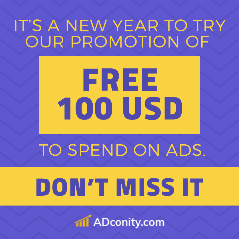ADconity_com's tweet photo. It’s a new year to try our promotion of free 100 USD to spend on ads. Don’t miss it. #bitcoincash #crypto #instacryptocurrency #altcoin #cryptocurrency #cryptocurrencymarket https://t.co/ijcM4OVBLu