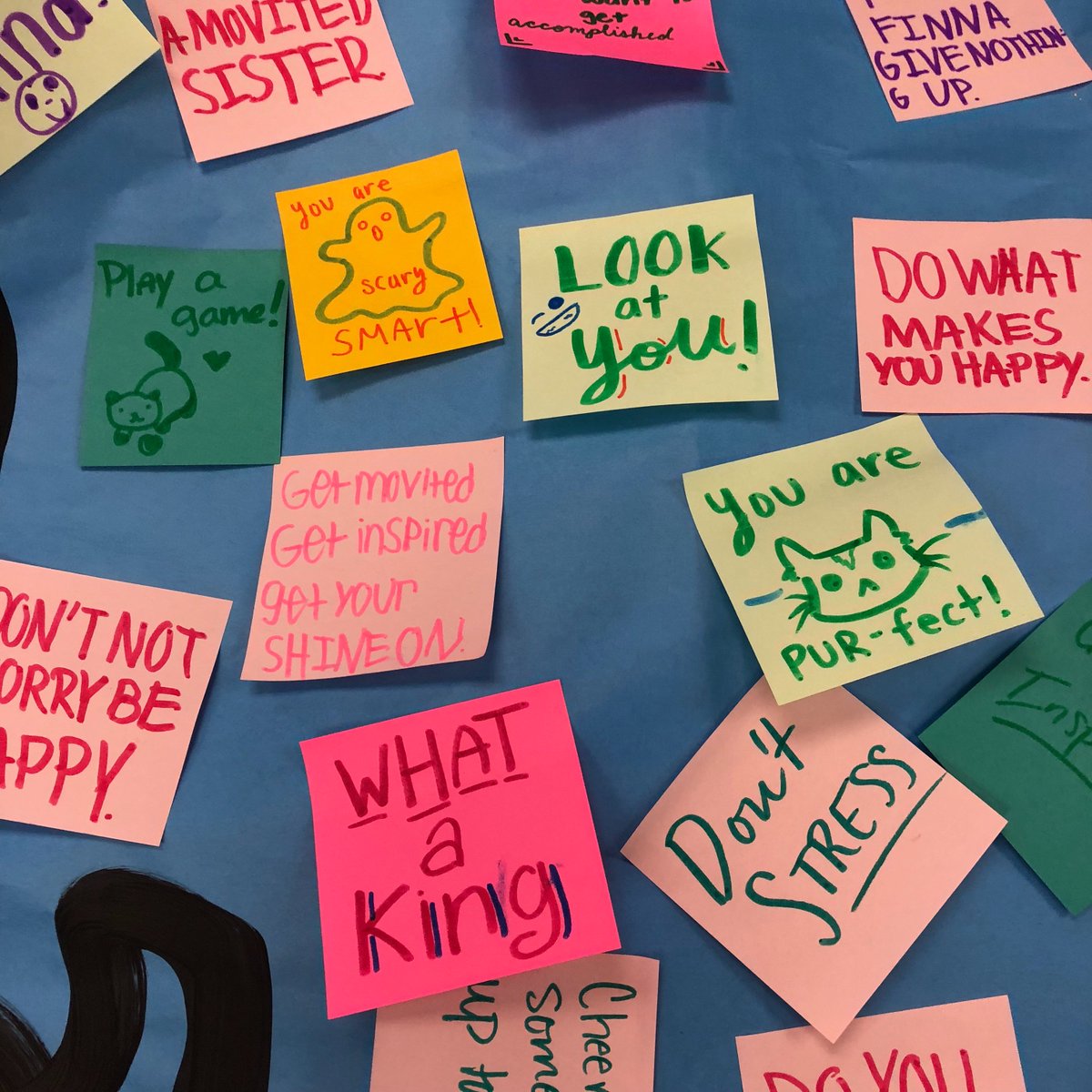 OxnardHSASB's tweet photo. Part 2: 'Week of Kindness" continued - #selflove #youareloved #flowers #takeacompliment #bekind https://t.co/ecmTFh0p2H