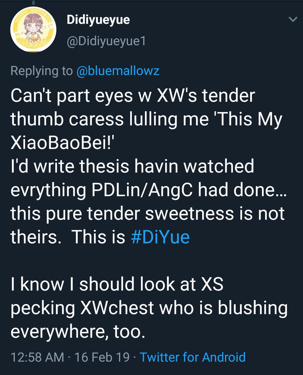 I…have no words. I didn't even notice much of this if not for Riri's gif. Just more convincing this is unscripted and purest sweetest DiYue, made the more amazing these 2 children were mostly giggling, bodies bumping but at unadulterated serious moments.THIS.  #DyShen  #DiYue