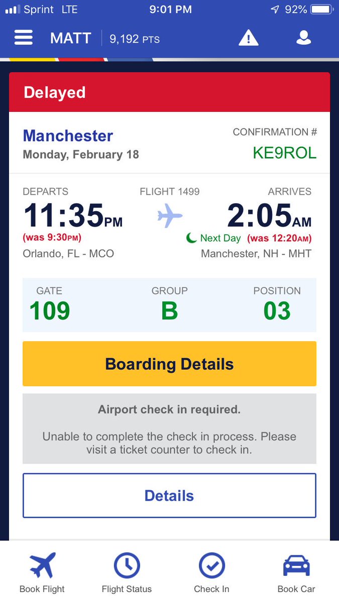 MattColson2's tweet photo. Dear @SouthwestAir this is not okay... not at all... find us a plane please https://t.co/rtP6KWtUKX